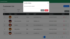 Laravel Modal Form Ajax CRUD – Easy Full Guide for Beginners - Delete