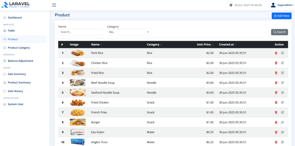 Laravel Vue.js POS Tutorial – Product CRUD