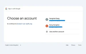 Laravel Vue SPA Google Login